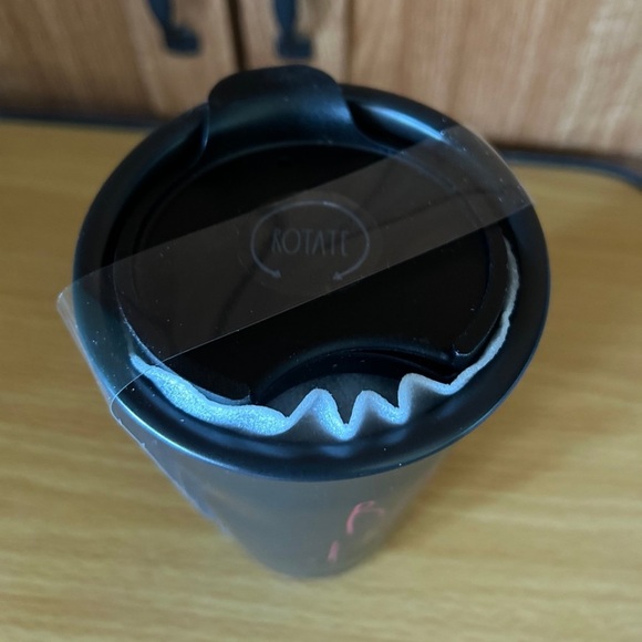 NEW RAE DUNN Bat Juice Ceramic Travel Tumbler w/ LID - Picture 2 of 5